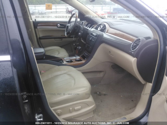 5GALRBEDXAJ105345 - 2010 BUICK ENCLAVE CXL 黑色 照片 5