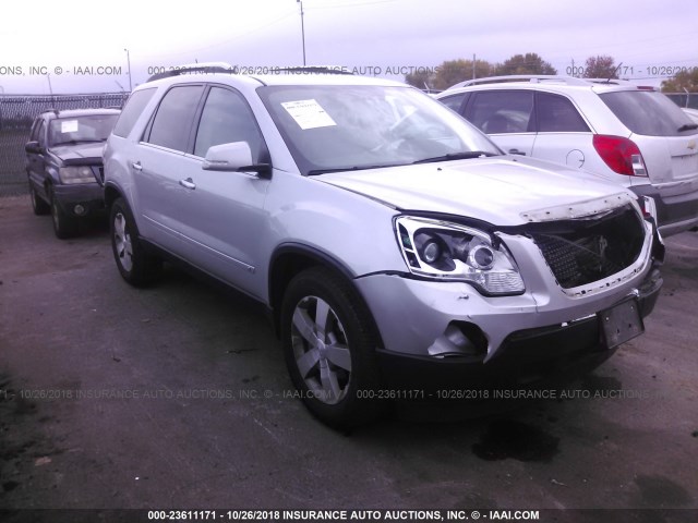 1GKEV33D09J100117 - 2009 GMC ACADIA SLT-2 SILVER photo 1