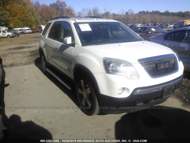 1GKEV337X7J104389 - 2007 GMC ACADIA SLT-2 WHITE photo 1