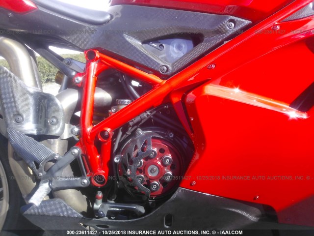 ZDM1XBHW98B016285 - 2008 DUCATI 1098 R RED photo 8