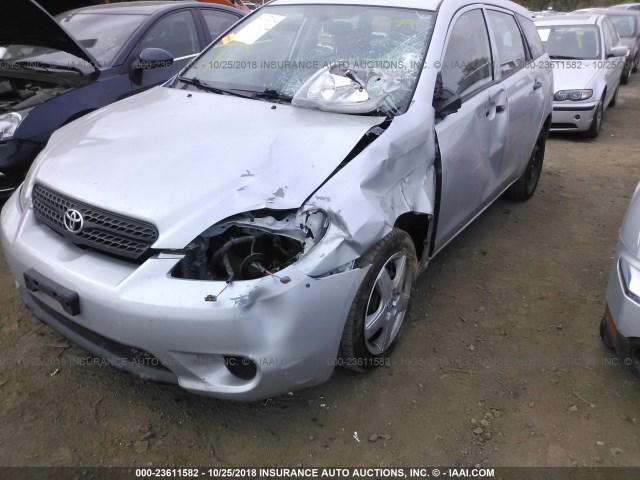 2T1KR32E57C642819 - 2007 TOYOTA COROLLA MATRIX XR SILVER photo 6
