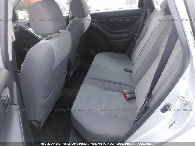 2T1KR32E57C642819 - 2007 TOYOTA COROLLA MATRIX XR SILVER photo 8