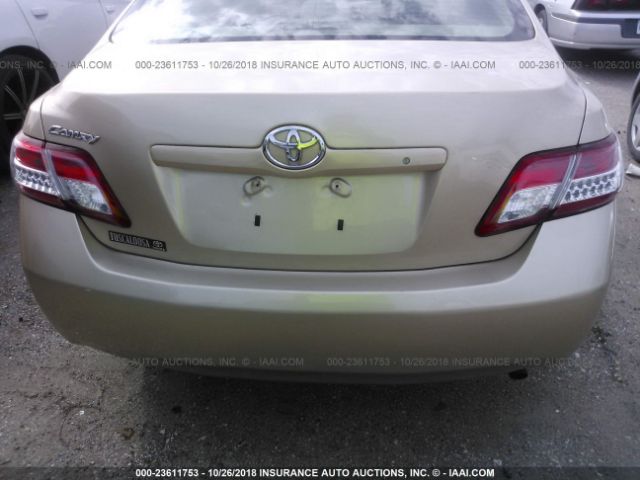 4T1BF3EK6BU692677 - 2011 TOYOTA CAMRY SE/LE/XLE TAN photo 6