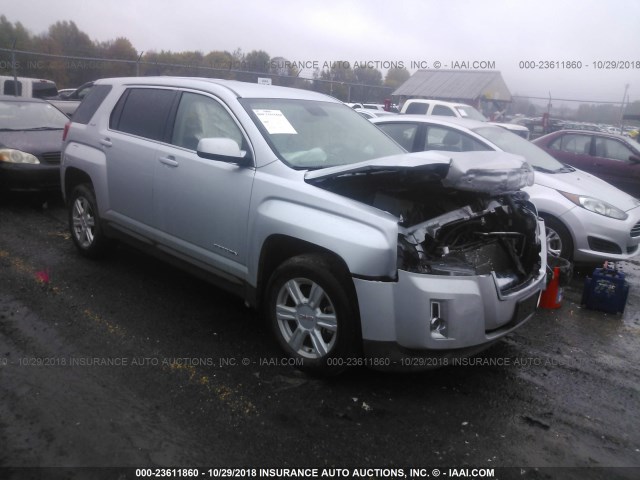 2GKFLVEK2F6340201 - 2015 GMC TERRAIN SLE SILVER photo 1