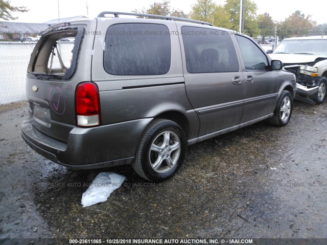1GNDV23L65D230122 - 2005 CHEVROLET UPLANDER LS 棕色 照片 4