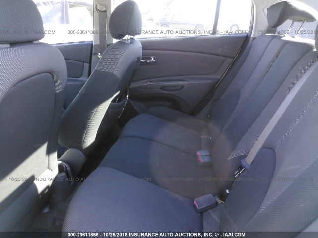 KNADE163066058400 - 2006 KIA RIO 5 SILVER photo 8