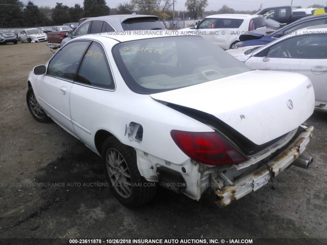 19UYA2251XL012186 - 1999 ACURA 3.0CL WHITE photo 3