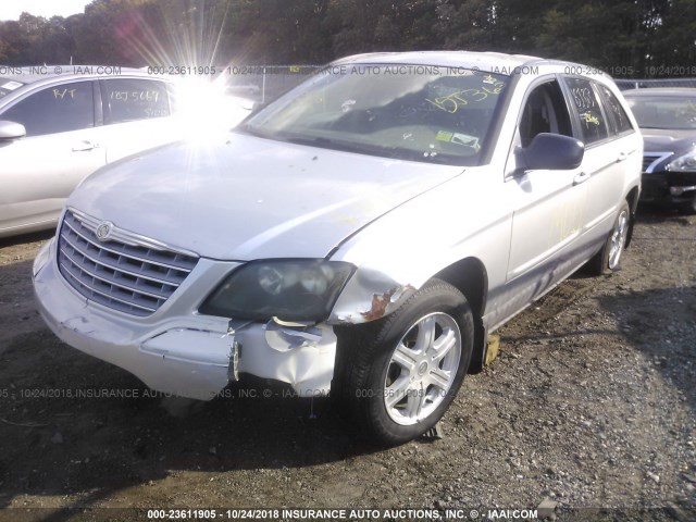 2A8GF68406R604775 - 2006 CHRYSLER PACIFICA TOURING GRAY photo 2