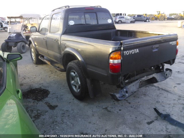 5TEGM92N24Z349196 - 2004 TOYOTA TACOMA DOUBLE CAB PRERUNNER BLACK photo 3