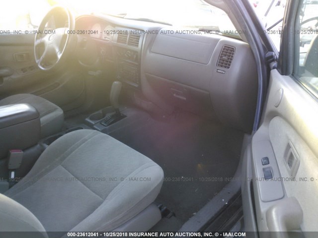 5TEGM92N24Z349196 - 2004 TOYOTA TACOMA DOUBLE CAB PRERUNNER BLACK photo 5