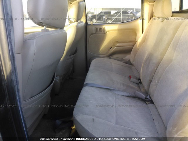 5TEGM92N24Z349196 - 2004 TOYOTA TACOMA DOUBLE CAB PRERUNNER BLACK photo 8