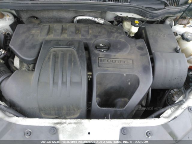 1G1AL15F977188140 - 2007 CHEVROLET COBALT LT SILVER photo 10