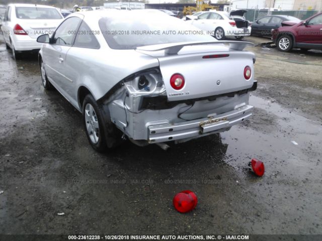 1G1AL15F977188140 - 2007 CHEVROLET COBALT LT SILVER photo 6