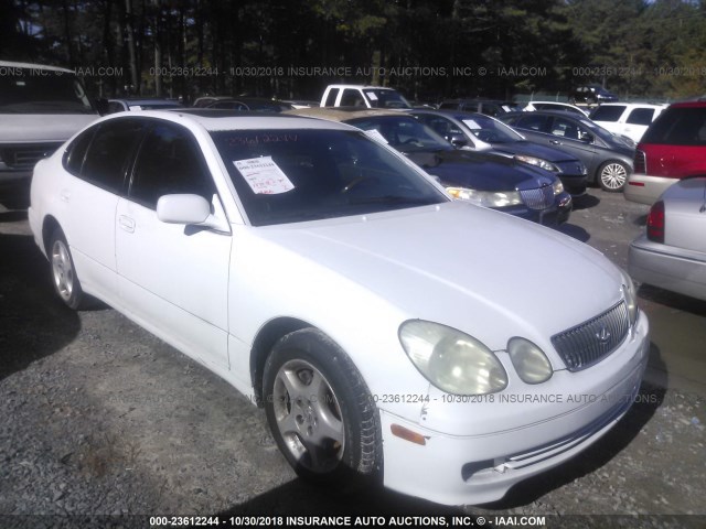 JT8BL69S230013360 - 2003 LEXUS GS 430 WHITE photo 1