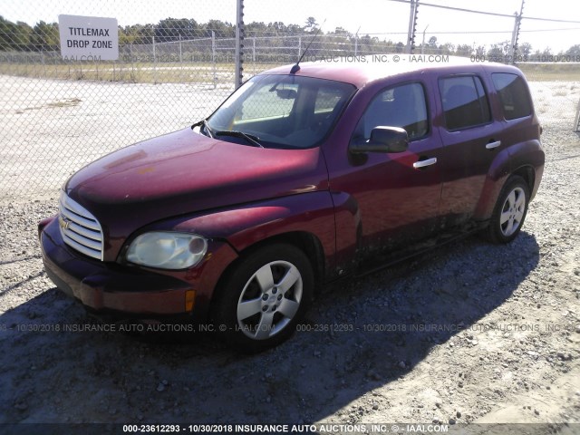 3GNDA13D76S552011 - 2006 CHEVROLET HHR LS Tünd qırmızı foto 2