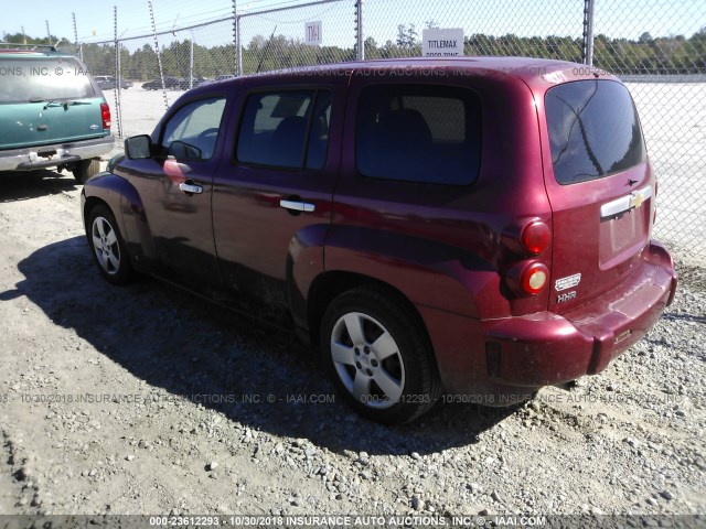 3GNDA13D76S552011 - 2006 CHEVROLET HHR LS Tünd qırmızı foto 3