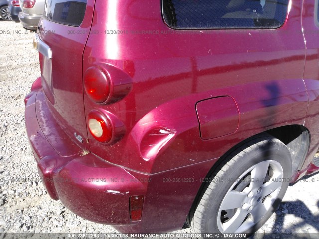 3GNDA13D76S552011 - 2006 CHEVROLET HHR LS Tünd qırmızı foto 6