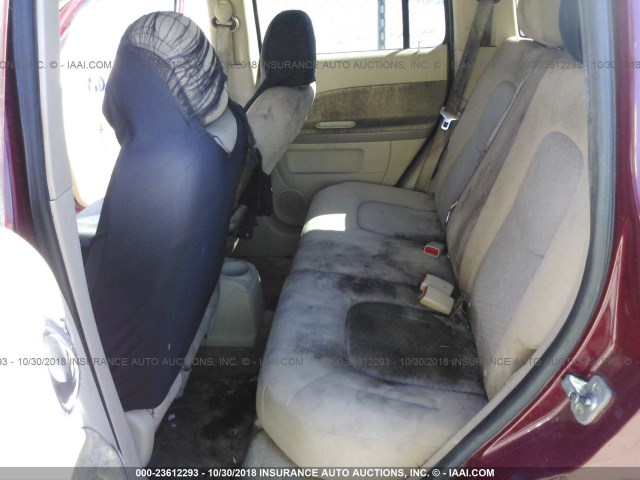 3GNDA13D76S552011 - 2006 CHEVROLET HHR LS Tünd qırmızı foto 8
