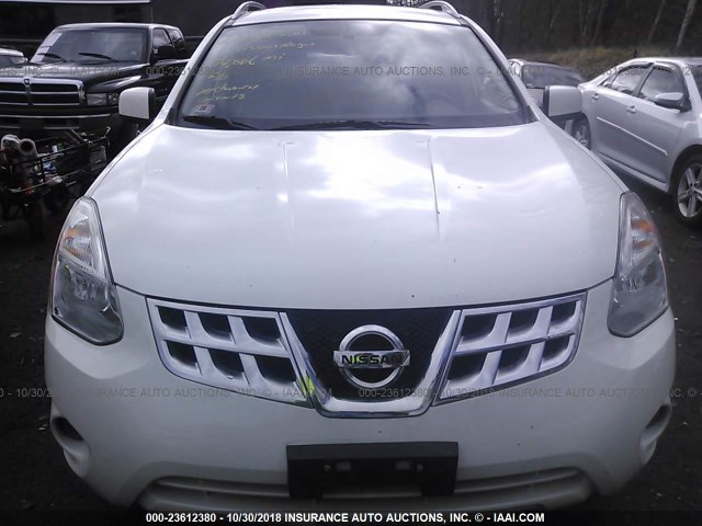 JN8AS5MV6BW291111 - 2011 NISSAN ROGUE S/SV/KROM WHITE photo 6