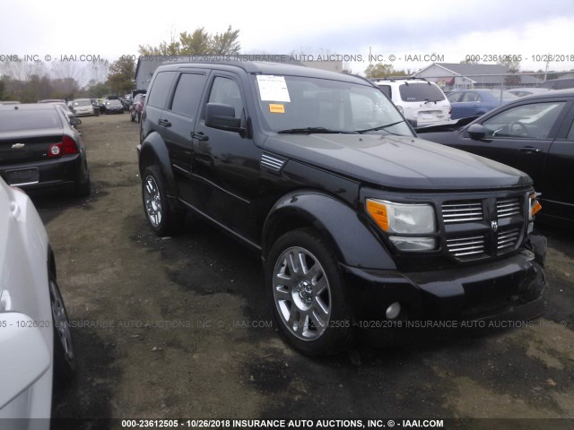 1D8GU58657W649679 - 2007 DODGE NITRO R/T BLACK photo 1