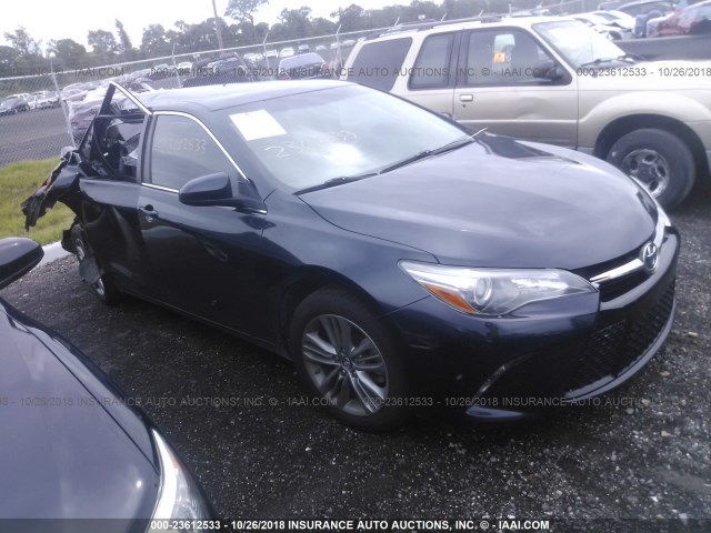 4T1BF1FK0GU151327 - 2016 TOYOTA CAMRY LE/XLE/SE/XSE BLACK photo 1