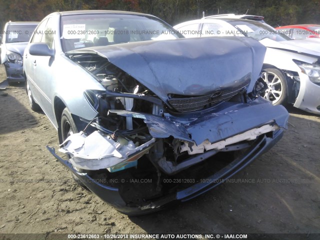 4T1BE32K72U578792 - 2002 TOYOTA CAMRY LE/XLE/SE BLUE photo 6