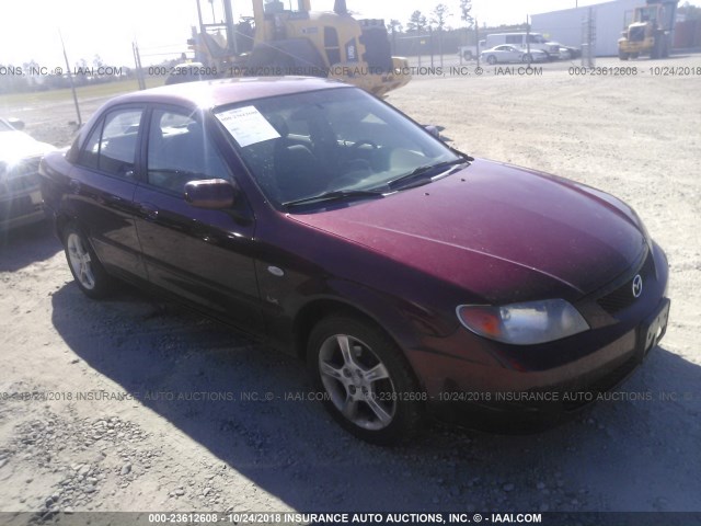 JM1BJ225130176022 - 2003 MAZDA PROTEGE DX/LX/ES MAROON photo 1