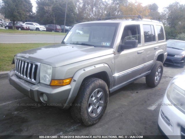 1J8HG58NX6C305548 - 2006 JEEP COMMANDER LIMITED Dark Brown photo 2