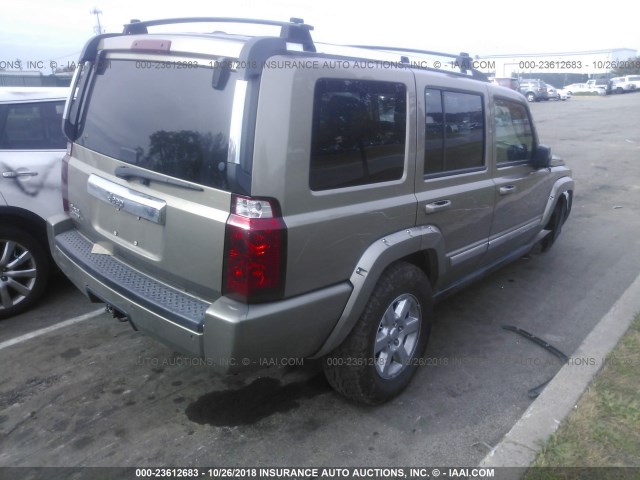 1J8HG58NX6C305548 - 2006 JEEP COMMANDER LIMITED Dark Brown photo 4