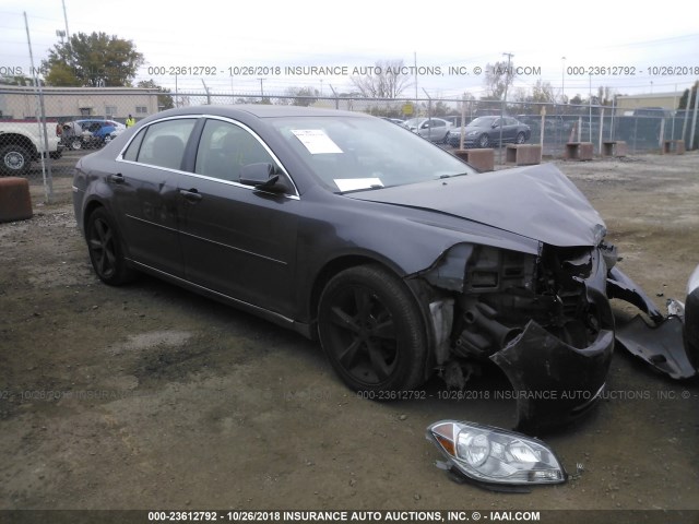 1G1ZC5E10BF296871 - 2011 CHEVROLET MALIBU 1LT GRAY photo 1