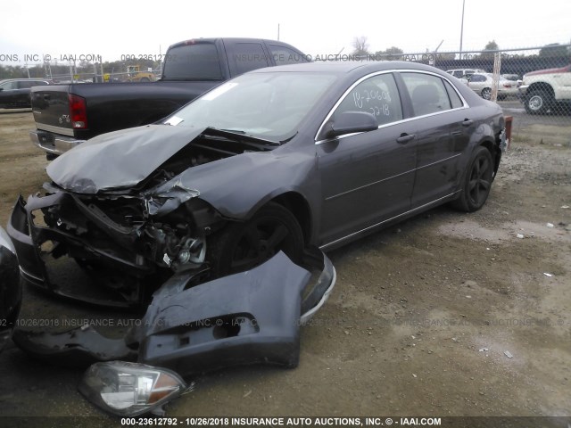 1G1ZC5E10BF296871 - 2011 CHEVROLET MALIBU 1LT GRAY photo 2