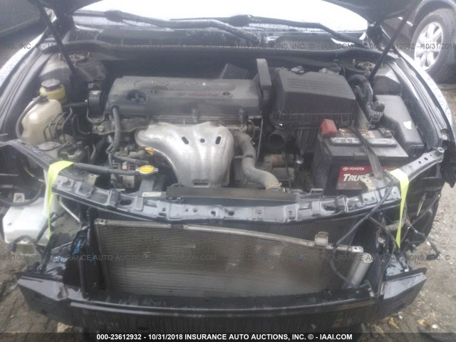 4T4BE46K17R003486 - 2007 TOYOTA CAMRY NEW GENERAT CE/LE/XLE/SE BLACK photo 10