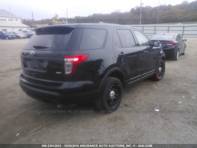 1FM5K8ARXFGC52118 - 2015 FORD EXPLORER POLICE INTERCEPTOR BLACK photo 4