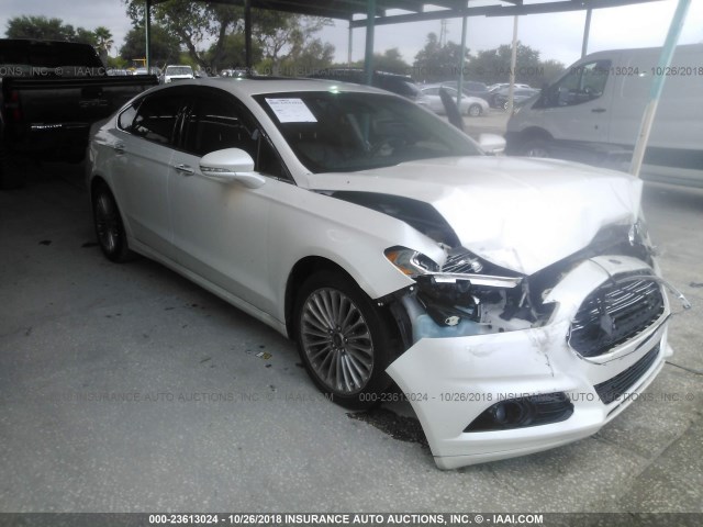 3FA6P0K97GR163567 - 2016 FORD FUSION TITANIUM WHITE photo 1