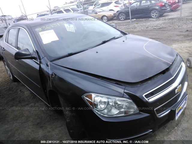 1G1ZC5E16BF339433 - 2011 CHEVROLET MALIBU 1LT BLACK photo 1