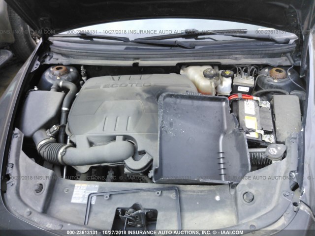 1G1ZC5E16BF339433 - 2011 CHEVROLET MALIBU 1LT BLACK photo 10