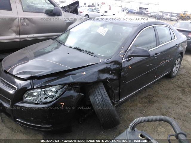1G1ZC5E16BF339433 - 2011 CHEVROLET MALIBU 1LT BLACK photo 2