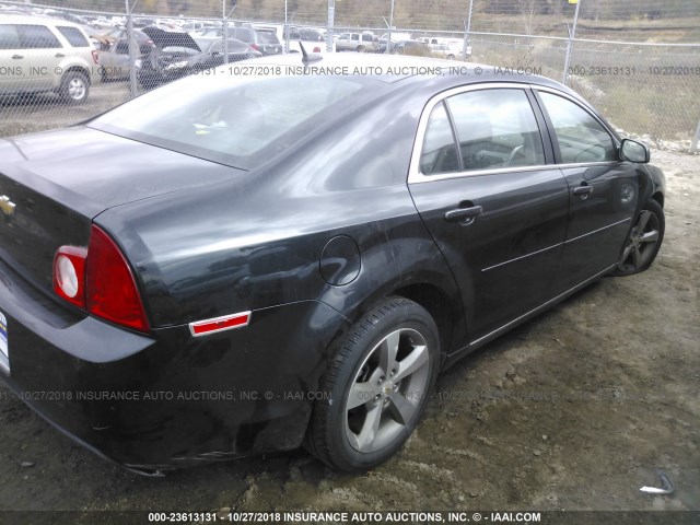 1G1ZC5E16BF339433 - 2011 CHEVROLET MALIBU 1LT BLACK photo 4