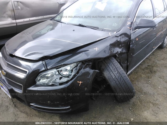 1G1ZC5E16BF339433 - 2011 CHEVROLET MALIBU 1LT BLACK photo 6
