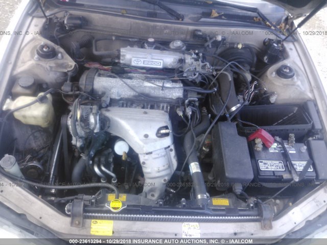 JT2BG12K8T0415556 - 1996 TOYOTA CAMRY DX/LE/XLE თაფლისფერი ფოტო 10