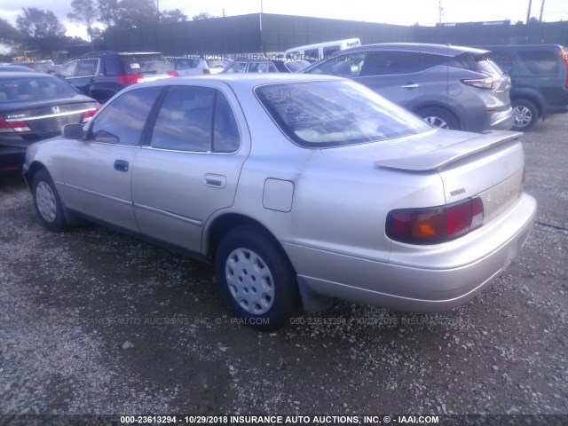 JT2BG12K8T0415556 - 1996 TOYOTA CAMRY DX/LE/XLE TAN photo 3