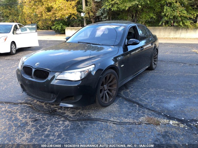WBSNB93566B582476 - 2006 BMW M5 BLACK photo 2