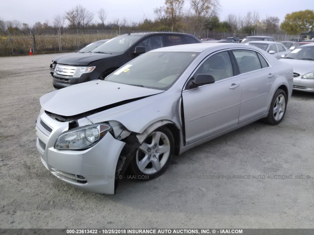 1G1ZG57B794212772 - 2009 CHEVROLET MALIBU LS Gümüş foto 2