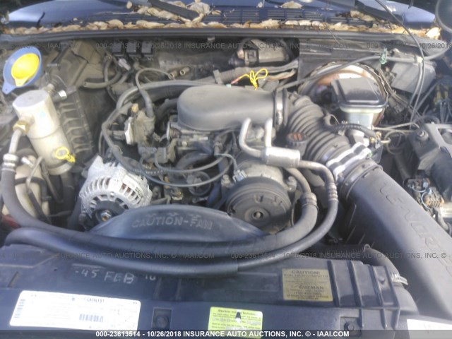 1GKCS13W0V2525783 - 1997 GMC JIMMY Siyah fotoğraf 10