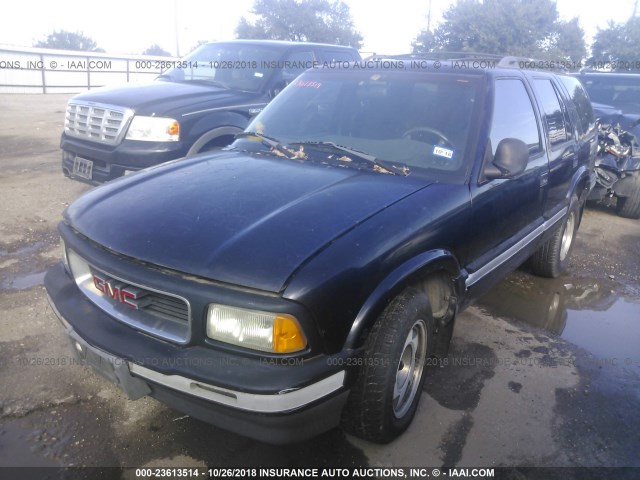 1GKCS13W0V2525783 - 1997 GMC JIMMY Siyah fotoğraf 2