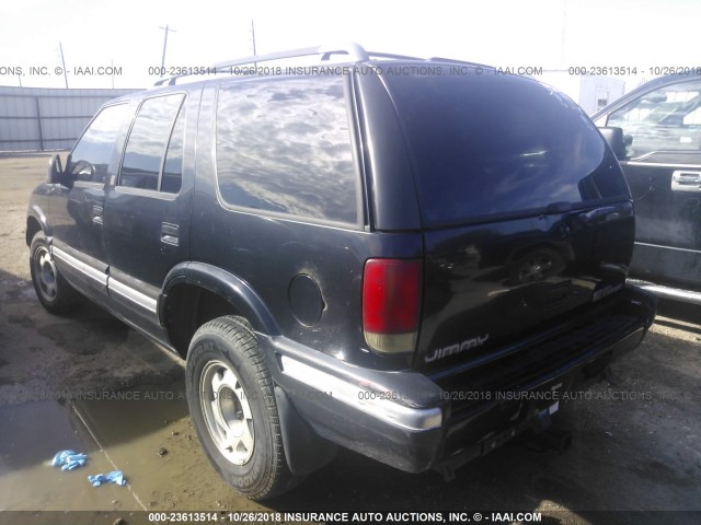 1GKCS13W0V2525783 - 1997 GMC JIMMY Siyah fotoğraf 3
