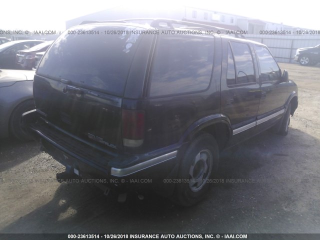 1GKCS13W0V2525783 - 1997 GMC JIMMY Siyah fotoğraf 4