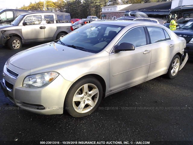 1G1ZG57B89F114273 - 2009 CHEVROLET MALIBU LS ფერფლისფერი ფოტო 2