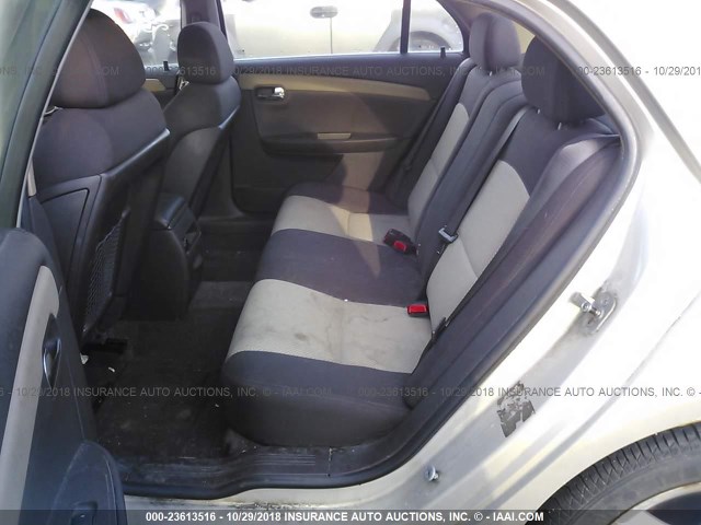 1G1ZG57B89F114273 - 2009 CHEVROLET MALIBU LS ფერფლისფერი ფოტო 8