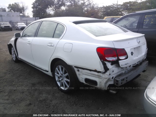 JTHCH96S260007123 - 2006 LEXUS GS GENERATION 200 300 WHITE photo 3